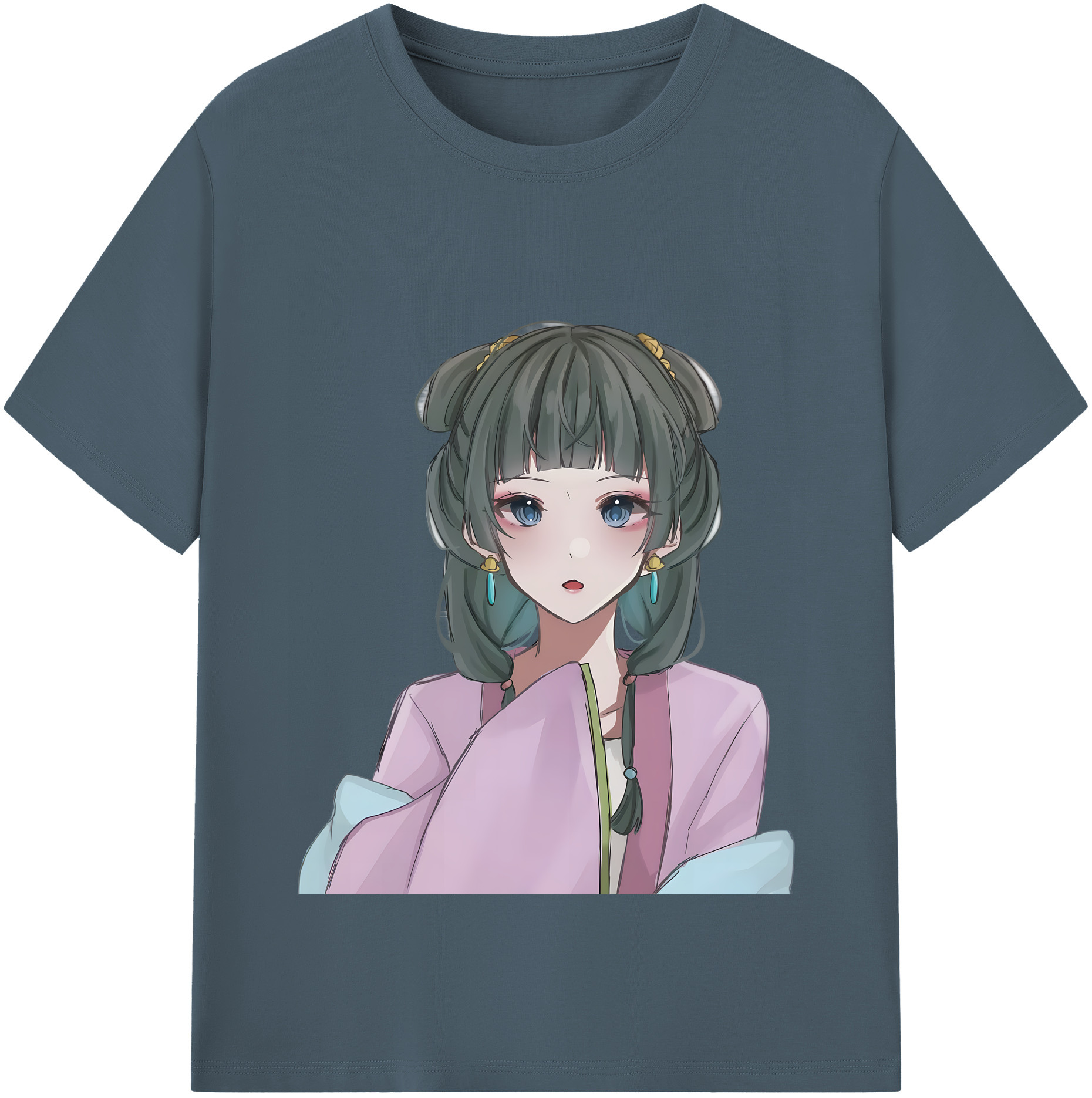 （画像用） 薬屋のひとりごと The Apothecary Diaries 綿100％半袖Tシャツ（フロントプリント）